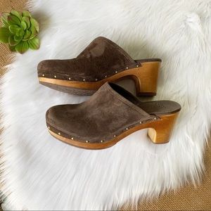 Ugg heel mules